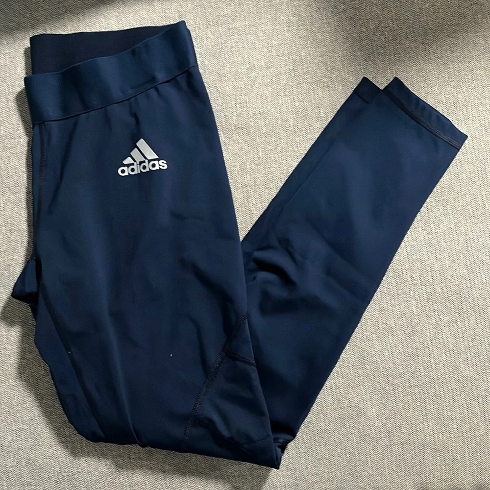 Adidas Climacool Compression Pant Leggings - Navy Blue